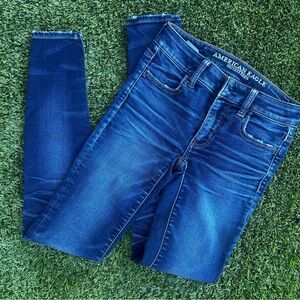 American Eagle MD/Dark Wash Jegging 00